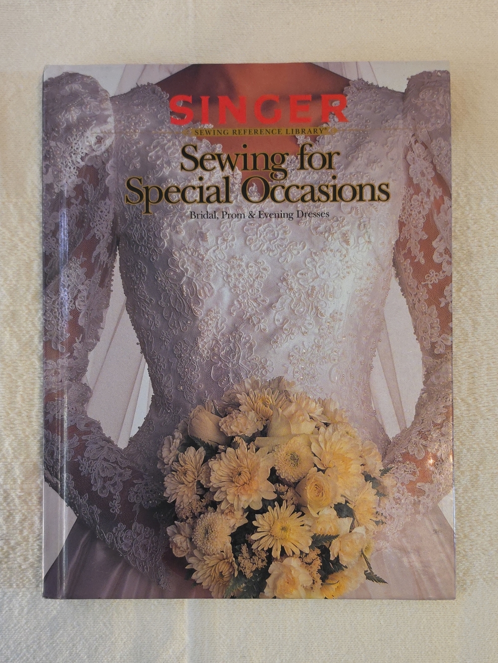 Singer Sewing for Special Occasions Book - White Lace Cover